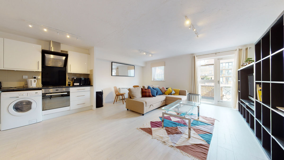 Open plan kitchen/livingroom One